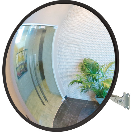 Convex Mirror with Telescopic Arm, Indoor/Outdoor, 12" Diameter FMT Sales Ltd