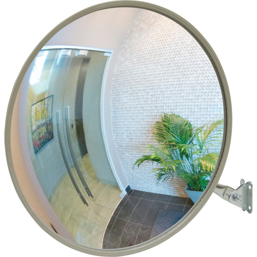 Convex Mirror with Telescopic Arm, Indoor/Outdoor, 12" Diameter FMT Sales Ltd