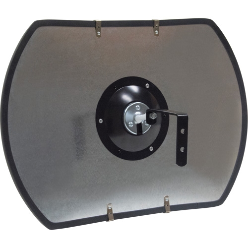 Miroir convexe rectangulaire/rond avec support, 12" h x 18" la, Int&eacute;rieur/Ext&eacute;rieur FMT Sales Ltd