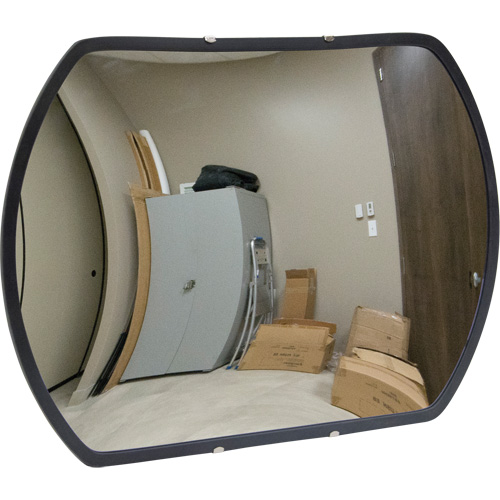 Roundtangular Convex Mirror with Bracket, 20" H x 30" W, Indoor/Outdoor FMT Sales Ltd