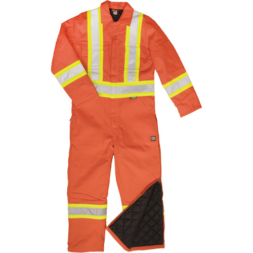 Combinaison en toile avec bandes r&eacute;fl&eacute;chissantes, Petit, Orange FMT Sales Ltd