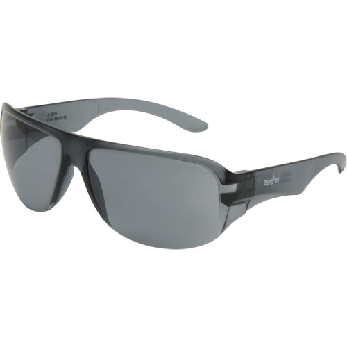 Lunettes de s&eacute;curit&eacute; s&eacute;rie Z2800, Lentille Grise/fum&eacute;e, Anti-&eacute;gratignures, ANSI Z87+/R&eacute;pond ou surpasse la norme CSA Z94.3 FMT Sales Ltd