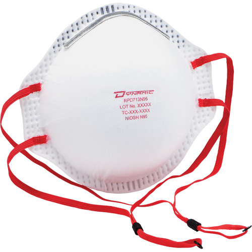 Dynamic Particulate Respirator, N95, NIOSH Certified, One Size FMT Sales Ltd