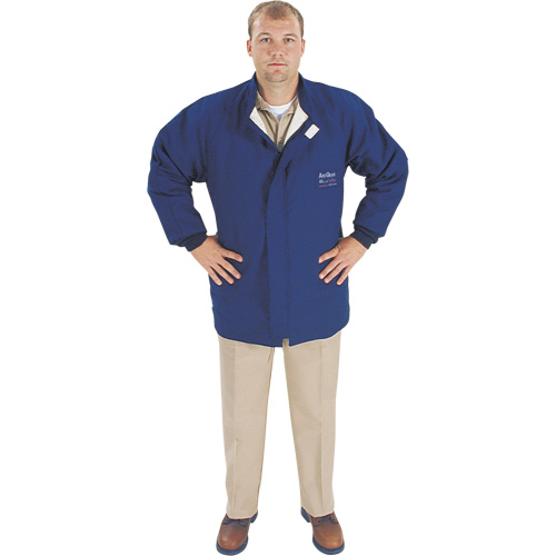 Veste de protection contre l'arc &eacute;lectrique, Moyen, Bleu, 40 cal/cm² FMT Sales Ltd