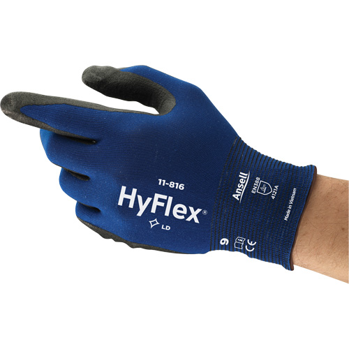 Hyflex&reg; 11-816 Glove, 6, Foam Nitrile Coating, 18 Gauge, Nylon/Spandex Shell FMT Sales Ltd