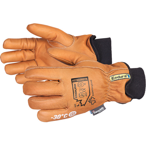 Endura&reg; Deluxe Winter Driver's Glove, X-Small, Grain Goatskin Palm, Thinsulate Inner Lining FMT Sales Ltd
