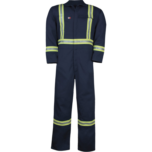 Combinaison non doubl&eacute;e Westex UltraSoft, Taille Grand (grande taille), Bleu marine, 12,4 cal/cm2 FMT Sales Ltd
