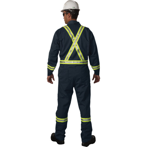 Combinaison non doubl&eacute;e Westex UltraSoft, Taille Grand (grande taille), Bleu marine, 12,4 cal/cm2 FMT Sales Ltd