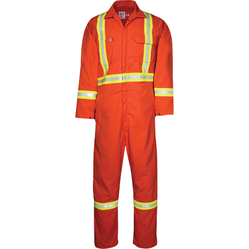 Westex UltraSoft&reg; Unlined Coveralls, Size 4X-Large, Orange, 8.7 cal/cm² FMT Sales Ltd