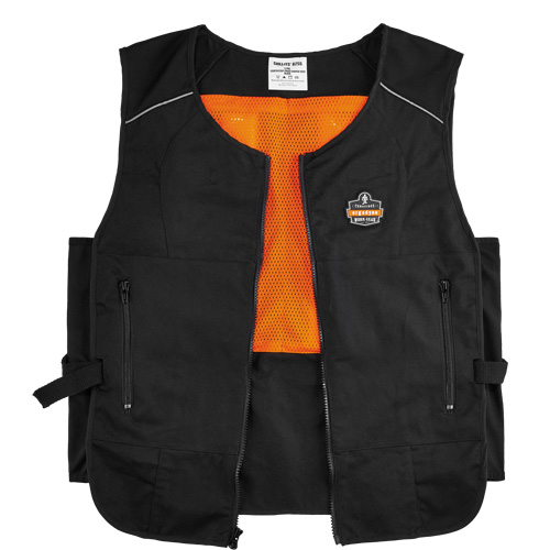Chill-Its&reg; 6260 Lightweight Phase Change Cooling Vest with Packs, Small/Medium, Black FMT Sales Ltd