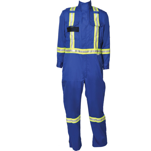 Firewall FR&reg; Striped Coveralls, Size X-Small, Royal Blue FMT Sales Ltd