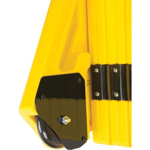 Portable Mobile Barrier, 40" H x 13' L, Yellow FMT Sales Ltd