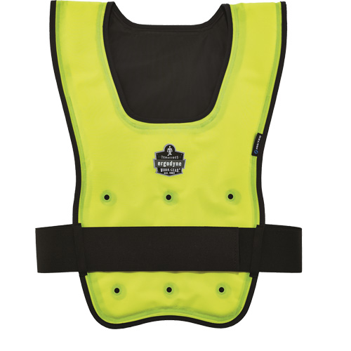 Veste refroidissante &agrave; &eacute;vaporation s&egrave;che &eacute;conomique Chill-Its 6687, Grand/T-Grand, Jaune lime haute visibilit&eacute; FMT Sales Ltd