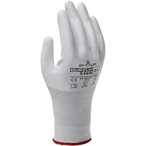 Gants r&eacute;sistants aux coupures 546W, Taille 6/Petit, Calibre 13, Rev&ecirc;tement Polyur&eacute;thane, Enveloppe en PEHP, ANSI/ISEA 105 niveau 3/EN 388 niveau C FMT Sales Ltd