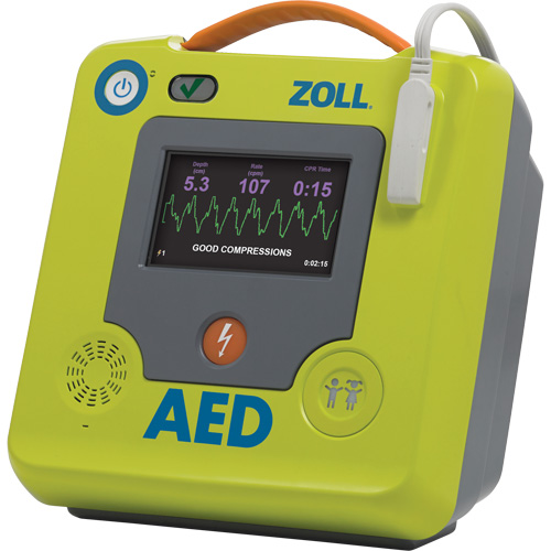 Professional Rescuers AED 3 BLS Defibrillator, Semi-Automatic, French, Class 4 FMT Sales Ltd