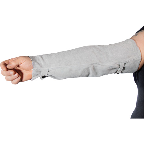 Manches r&eacute;sistantes &agrave; la chaleur pour soudeur, 24" lo, Gris perle FMT Sales Ltd