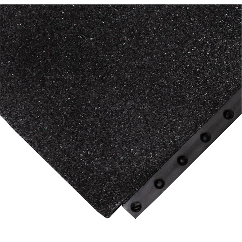 Tapis antifatigue 24/Seven Locksafe, Textur&eacute;, 3' x 3' x 5/8", Noir, Nitrile FMT Sales Ltd