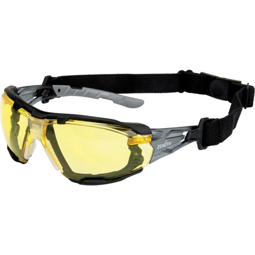 Z2900 Series Safety Glasses with Foam Gasket, Amber Lens, Anti-Scratch, ANSI Z87+/Meets/Exceeds CSA Z94.3 FMT Sales Ltd