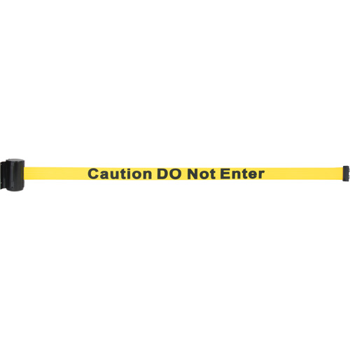 Magnetic Tape Cassette for Build-Your-Own Crowd Control Barrier, Caution Do Not Enter, 7', Yellow Tape FMT Sales Ltd
