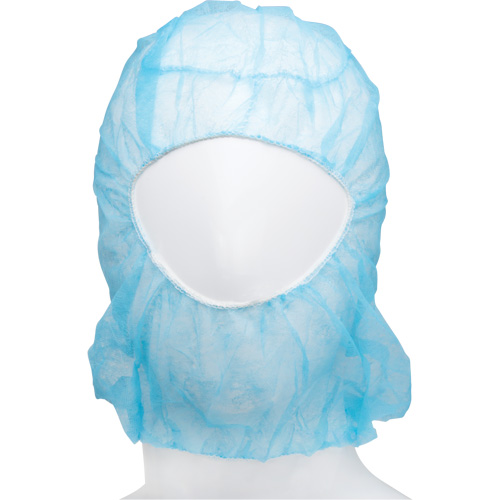 Cagoule jetable, Polypropyl&egrave;ne, Bleu FMT Sales Ltd
