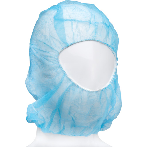 Cagoule jetable, Polypropyl&egrave;ne, Bleu FMT Sales Ltd