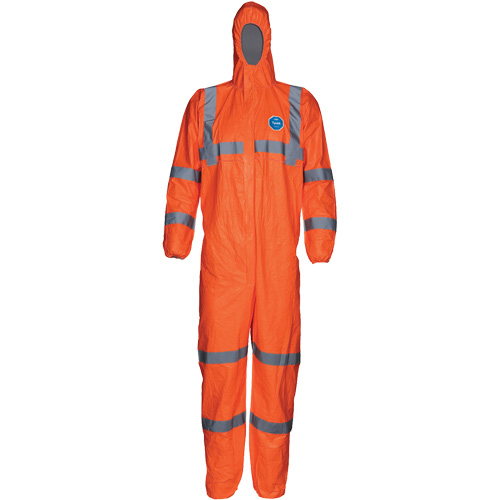 HV High Visibility Coveralls with Hood, Small, Orange, Tyvek&reg; 500 FMT Sales Ltd