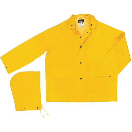 Imperm&eacute;able de s&eacute;rie classique avec capuchon amovible, Polyester/PVC, 3T-Grand, Jaune FMT Sales Ltd