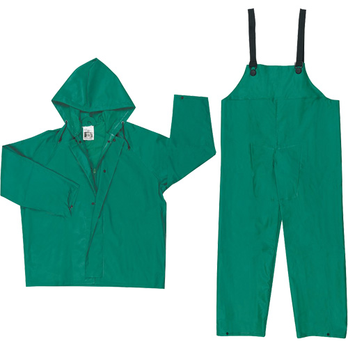 Dominator Limited Flammability Rain Suit, Large, Green FMT Sales Ltd