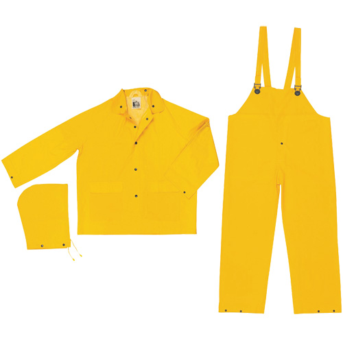 Classic Series Rain Suit, Polyester/PVC, Medium, Yellow FMT Sales Ltd