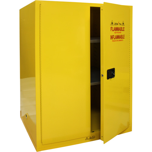 Flammable Storage Cabinet, 90 Gal., 2 Door, 43" W x 66" H x 34" D FMT Sales Ltd