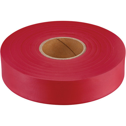 Ruban de signalisation Empire, 1" la x 600' lo, Rouge fluorescent FMT Sales Ltd