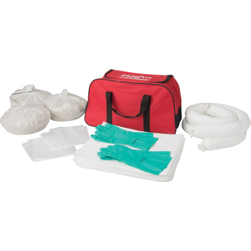 Trousse de lutte contre les d&eacute;versements, Huile seulement, Sac, Absorbance de 10 gal. US FMT Sales Ltd