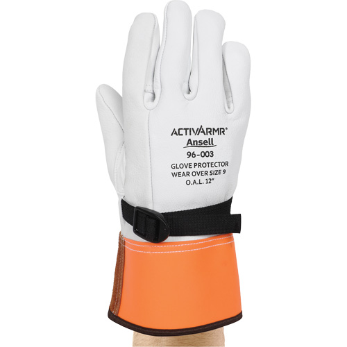 96-003 High Voltage Leather Protector Gloves, Size 8, 12" L FMT Sales Ltd