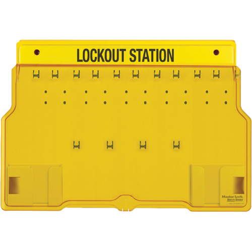 Trilingual Covered Lock Station, None Padlocks, 10 Padlock Capacity, Padlocks Not Included FMT Sales Ltd
