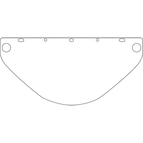 Dynamic Universal Fit Safety Visor, Polycarbonate, Clear Tint FMT Sales Ltd