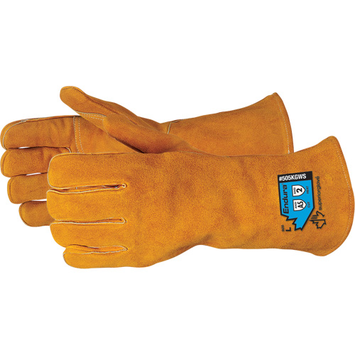 Endura&reg; Deluxe Cut-Resistant Welding Gloves, Split Cowhide, Size Small FMT Sales Ltd