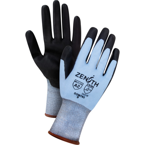 Gants r&eacute;sistants &agrave; la coupe &agrave; dext&eacute;rit&eacute; ultime, Taille T-Grand, Calibre 18, Rev&ecirc;tement Polyur&eacute;thane, Enveloppe en PEHP, ASTM ANSI niveau A2/EN 388 niveau B FMT Sales Ltd