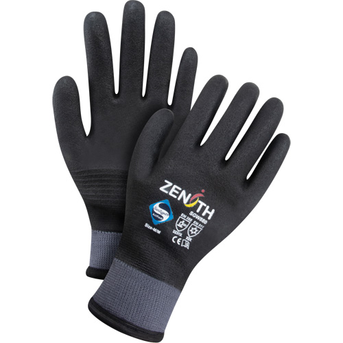 Gants enduits ZX-30° de premi&egrave;re qualit&eacute;, Moyen, R&ecirc;vetement Mousse de PVC, Calibre 15, Enveloppe en Nylon FMT Sales Ltd