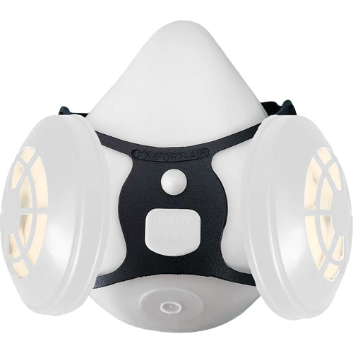Comfort-Air&reg; 400Nx Black Half Mask without Exhalation Valve N95 Kit, Elastomer/Rubber, Medium/Large FMT Sales Ltd