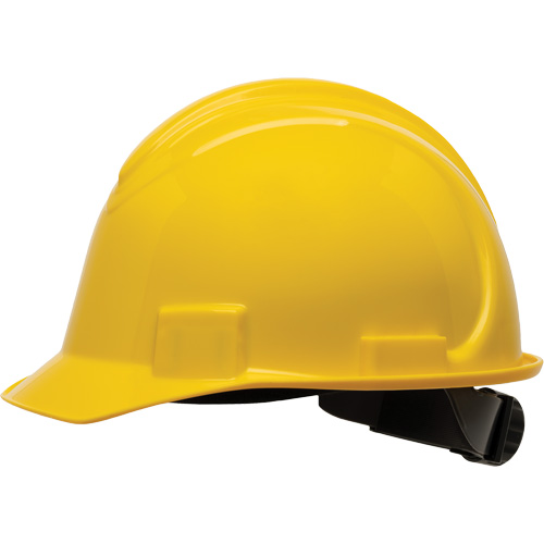 Casque de s&eacute;curit&eacute; &agrave; bord court North, R&eacute;pond aux normes CSA type 1, Suspension Rochet, Non ventil&eacute; FMT Sales Ltd