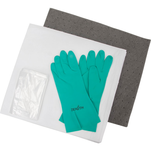 Trousse d'&eacute;quipement de lutte contre les d&eacute;versements, Huile seulement/Universel, Sac, Absorbance de 5 gal. US FMT Sales Ltd