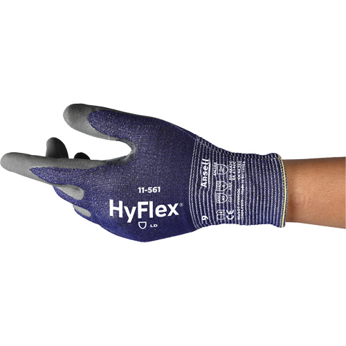 Gants r&eacute;sistants aux coupures HyFlex 11-561, Taille 5, Calibre 15, Rev&ecirc;tement Nitrile, Enveloppe en Intercept, EN 388 niveau C FMT Sales Ltd