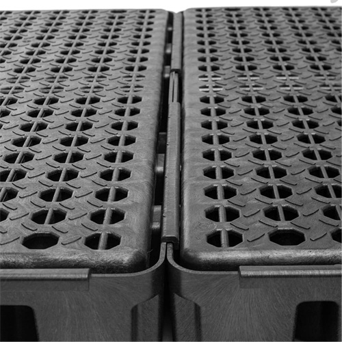 Black Diamond Low Profile Spill Pallet, 51 US gal. Spill Capacity, 49" x 48" x 6.5" FMT Sales Ltd