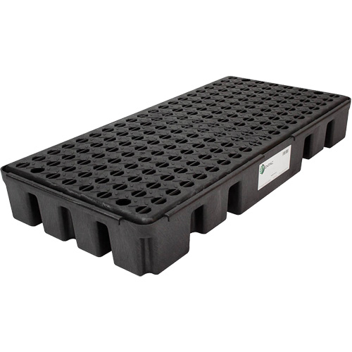 Black Diamond Low Profile Spill Pallet, 25.5 US gal. Spill Capacity, 49" x 24" x 6.5" FMT Sales Ltd