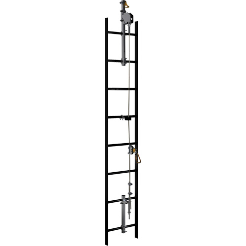 20' Lad-Saf Cable Vertical Safety System, Galvanized Steel FMT Sales Ltd
