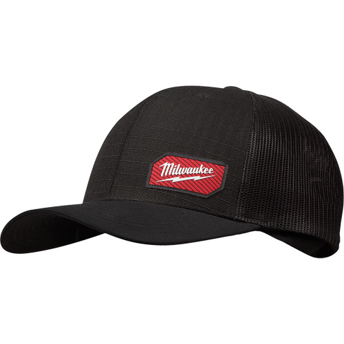 GridIron Snapback Trucker Hat, Black, Cotton/Nylon/Polyester FMT Sales Ltd