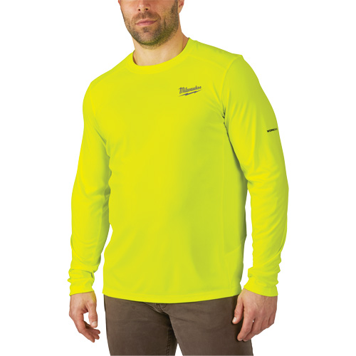 Workskin Lightweight High Visibility Shirt, Men's, Small, Yellow FMT Sales Ltd