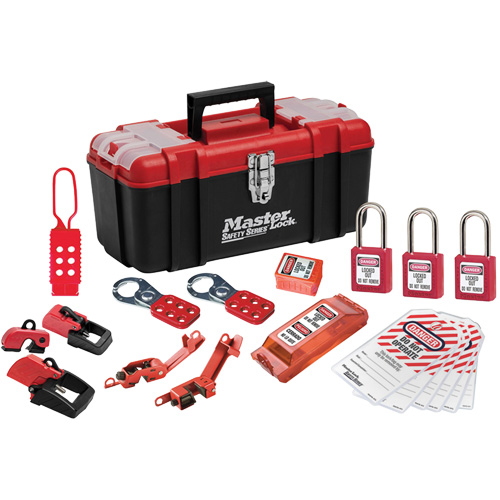 Trousse de cadenassage avec serrures en thermoplastique Zenex, Ensemble &eacute;lectrique, 20 composants compris FMT Sales Ltd