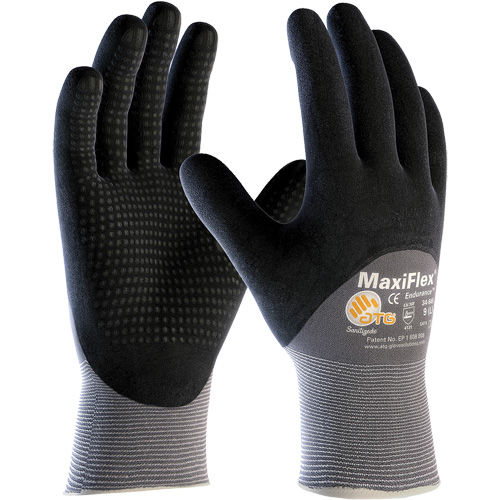 Gants compatibles avec les &eacute;crans tactiles ATG MaxiFlex Endurance, T-Grand, R&ecirc;vetement Nitrile, Calibre 15, Enveloppe en Nylon FMT Sales Ltd