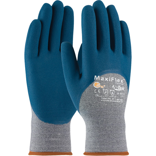 Gants en tricot sans couture ATG MaxiFlex Comfort, Grand, R&ecirc;vetement Nitrile, Calibre 15, Enveloppe en Nylon FMT Sales Ltd